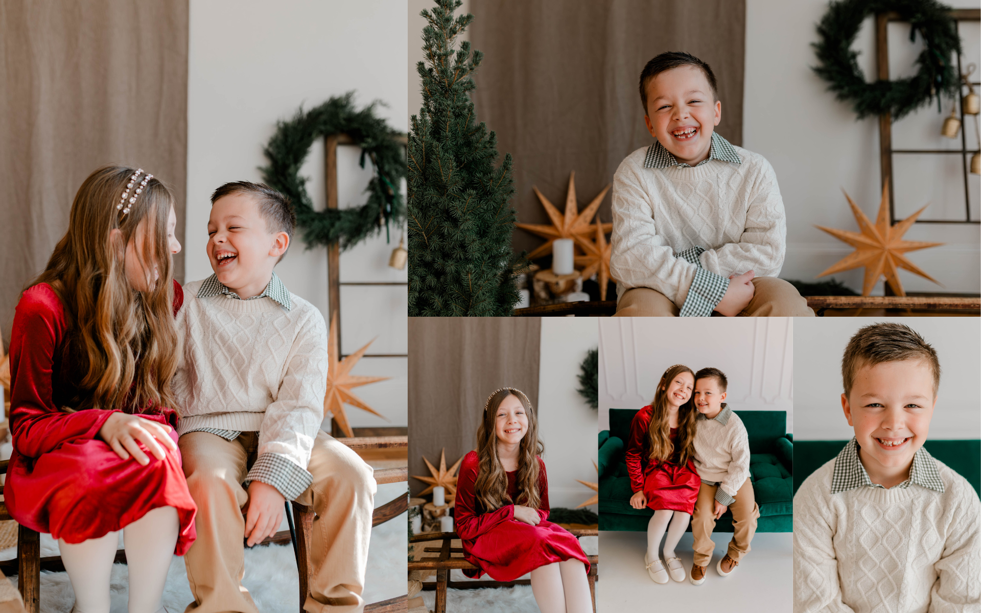 Asheville photography Christmas mini session family portrait
